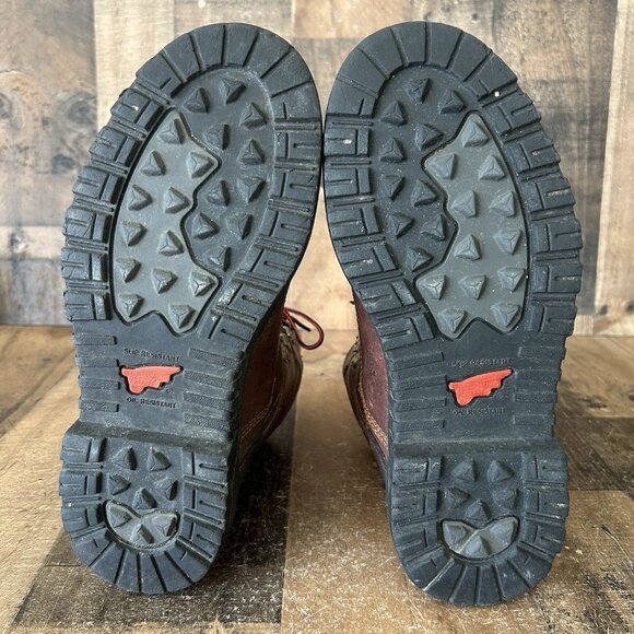 Red Wing 3524 Steel Toe Waterproof Lace Up Ankle Work Boots Mens 8 D - Picture 3 of 12